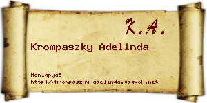 Krompaszky Adelinda névjegykártya